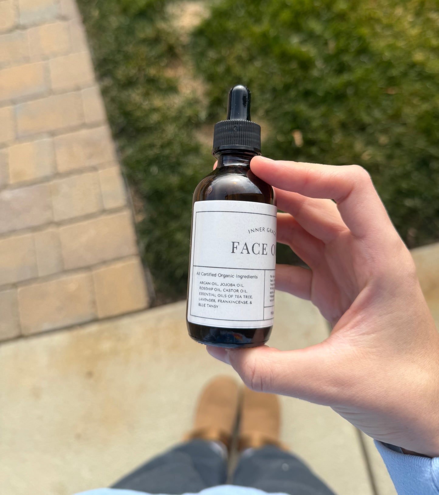 Organic Face Oil - 2 oz