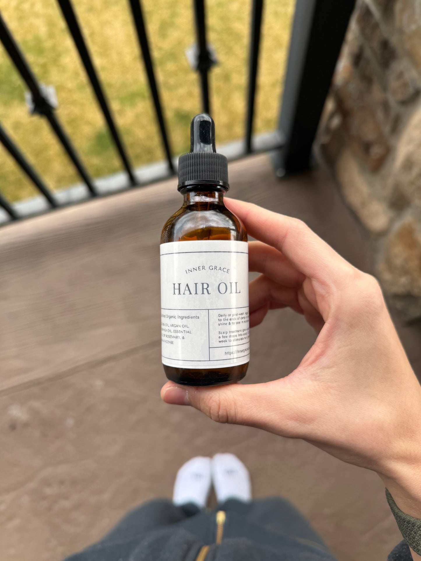 Organic Hair Oil - 2 oz