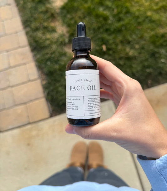 Organic Face Oil - 2 oz